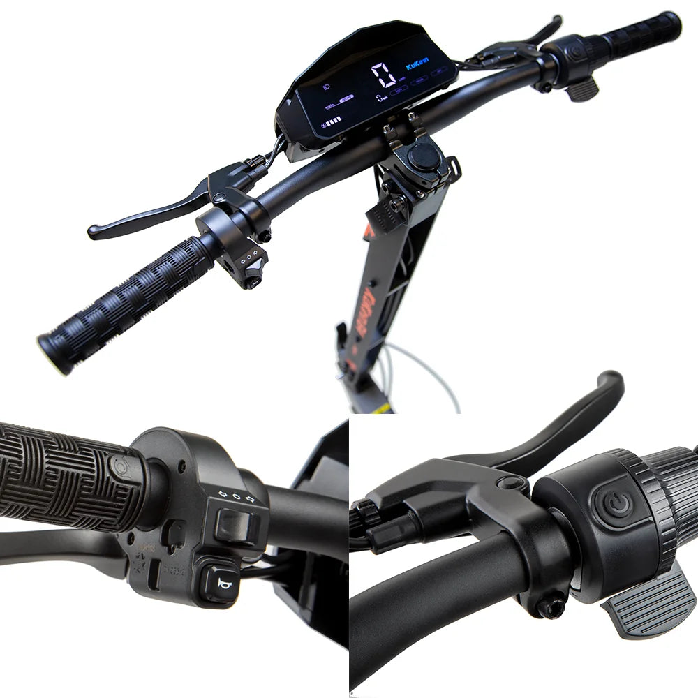 Trotineta electrica KuKirin G4, pliabil, putere motor 2000 W, autonomie max. 75 Km, viteza maxima 70 Km/h, Acumulator 60V 20Ah, Negru 2026 (vendor)